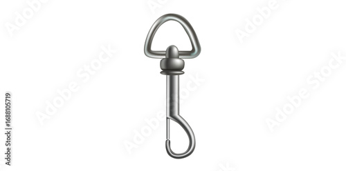 Metallic Clasp Equipment Vector Illustration.
