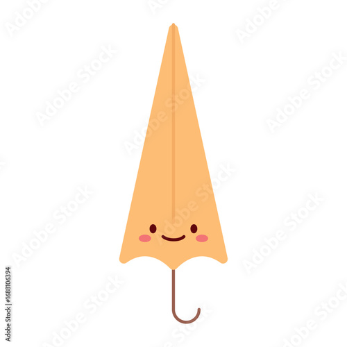 Flat Beach Umbrella Vacation Icon