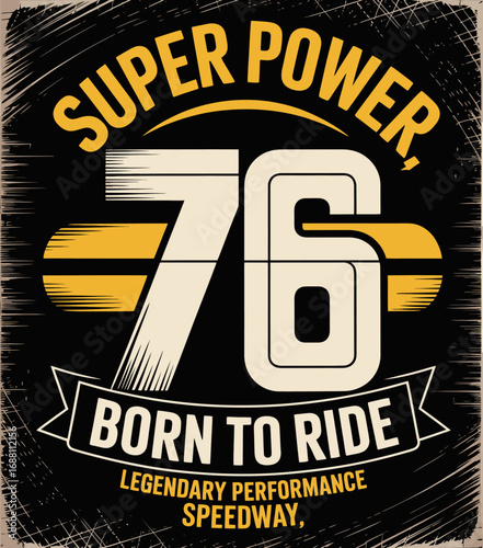 This striking motorcycle-themed artwork captures the essence of riding with powerful visuals and artistic design, celebrating passion, freedom, and the thrill of the road.