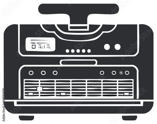 Modern Portable Generator for Electricity Generation for Power Outages and Outdoor Activities