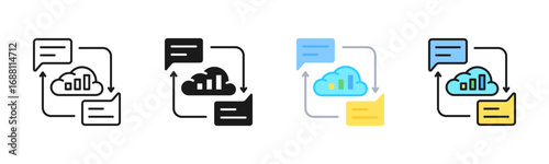 Feedback Loop Icon Pack In Multiple Styles