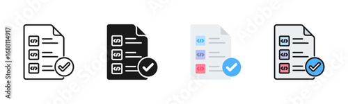 Test Report Icon Pack In Multiple Styles