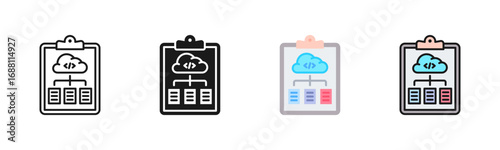 Parallel Jobs Icon Pack In Multiple Styles