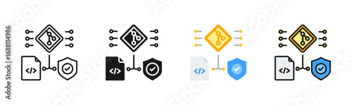 Pre-Commit Hook Icon Pack In Multiple Styles