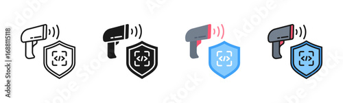Code Scan Icon Pack In Multiple Styles