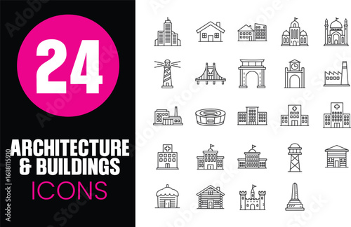 Architecture & Buildings Icons