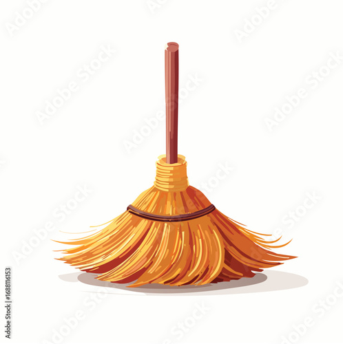 broom for cleaning