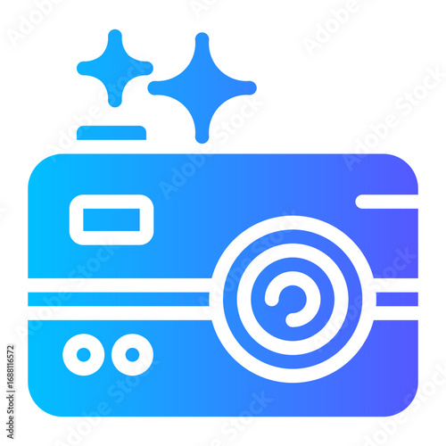 retro camera icon
