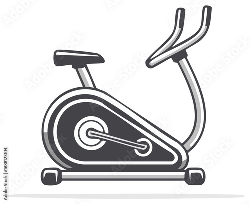 Stationary exercise bike for indoor fitness workout equipment