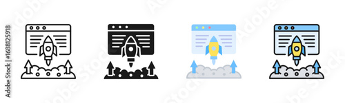 Deployment Icon Pack In Multiple Styles
