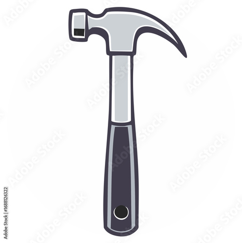 Hammer Tool Illustration for Construction and DIY Projects
