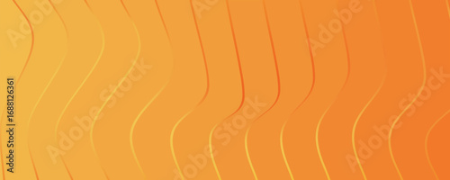 Simple wave orange gradient background, light and shadow in the background with modern abstract dimensions