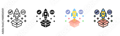 Scaling Icon Pack In Multiple Styles