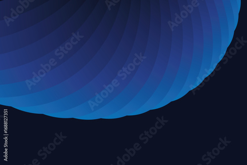 abstract blue modern vector black background for design brochure, website, flyer; geometric blue wallpaper with soft wave patterns, ideal for certificate, presentation, landing page. EPS 10