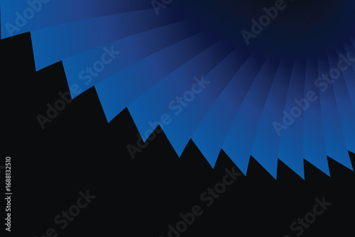 abstract blue modern vector black background for design brochure, website, flyer; geometric blue wallpaper with soft wave patterns, ideal for certificate, presentation, landing page. EPS 10