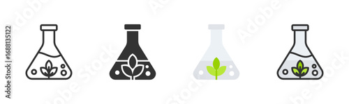 Flask Icon Pack In Multiple Styles