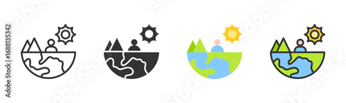 Environment Icon Pack In Multiple Styles