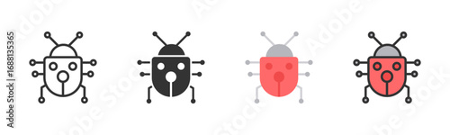 Insect Icon Pack In Multiple Styles