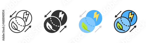 Energy Transition Icon Pack In Multiple Styles