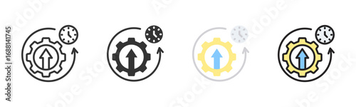Efficiency Icon Pack In Multiple Styles