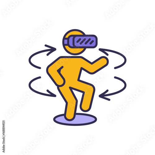 A cheerful individual enjoying a virtual reality experience, depicted in open body language, signifying engagement with digital environments and highlighting human connection.