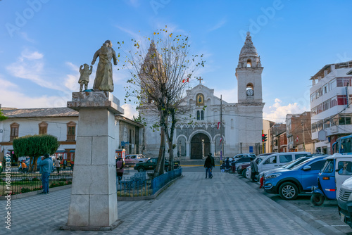 Santa Fe Mother Church in Jauja, Junín — Architectural heritage of Peru.