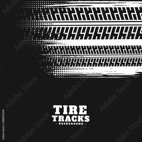 brush stroke style tire track pattern abstract background design
