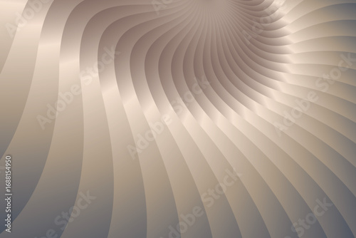 Abstract spiral background with smooth, flowing beige and brown waves, creating a mesmerizing vortex effect. Perfect for modern design projects, wallpapers, posters, or website backgrounds. High-resol