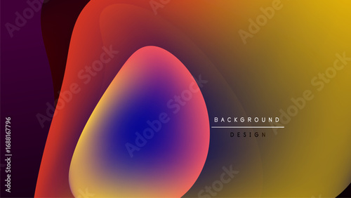 Abstract fluid shapes blend vibrant colors. Gradient transitions create dynamic visual impact. Modern design element for backgrounds.