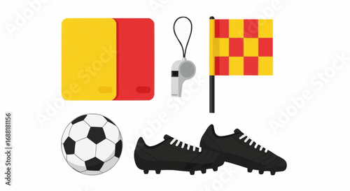Soccer Football Game Equipment Set