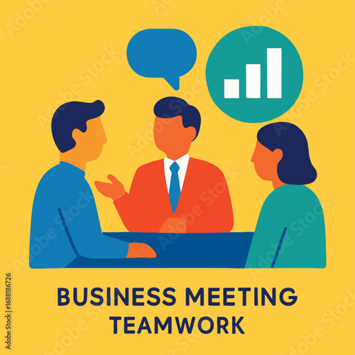Teamwork Dynamics in Business Meeting: Capturing collaboration, communication, and strategic planning, the image represents the dynamic process of teamwork within a corporate environment.