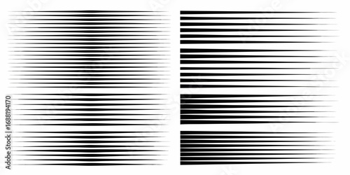 Abstract black and white geometric pattern of thin lines fading to points