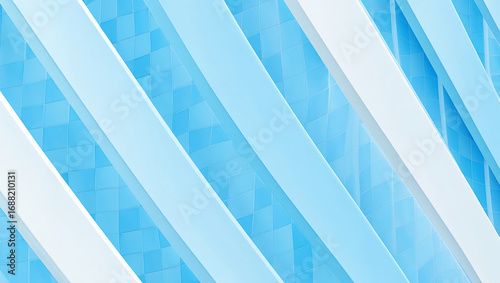 Abstract Blue and White Diagonal Stripes with Textured Background image photo