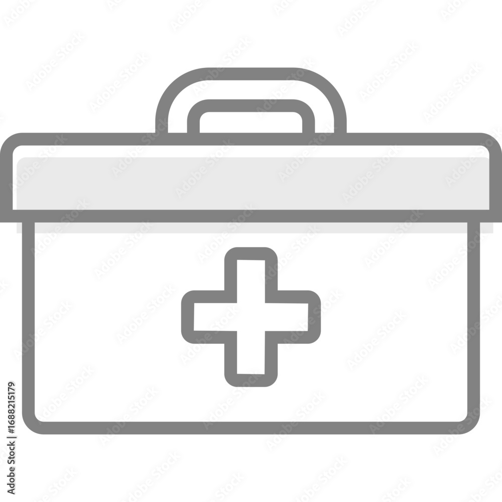 Fototapeta premium Medical First Aid Kit Icon