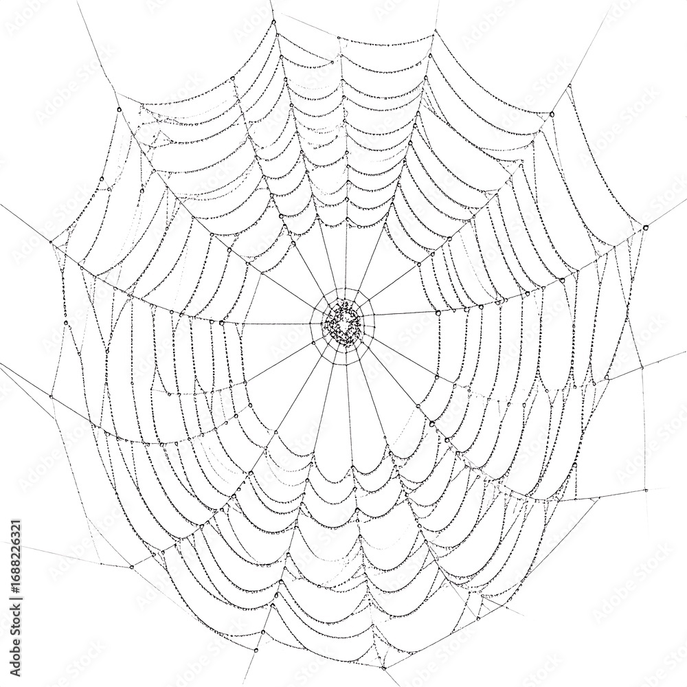 Obraz premium Detailed spiderweb graphic (1)