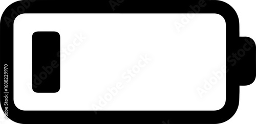 Low Battery Icon - A Universal Symbol Representing Power Depletion and the Need for Recharge