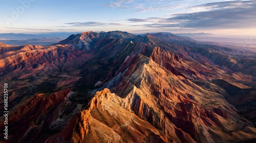 The View of Rainbow Mountains