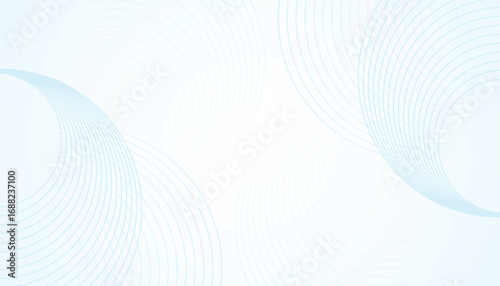 White background with soft blue spiral lines