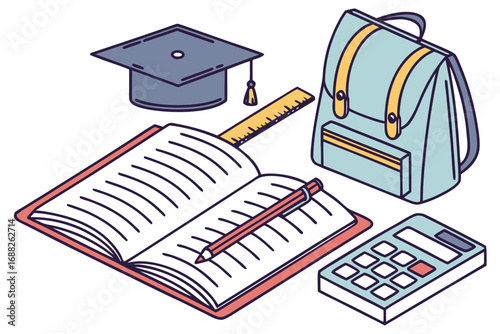 education icon set