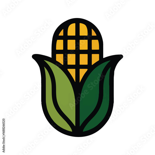 Corn in North American English, is a tall stout grass that produces cereal grain. 