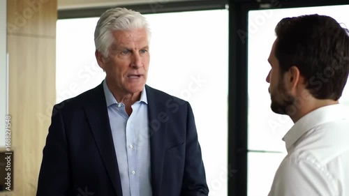 Corporate Discussion Business Meeting Between Professionals