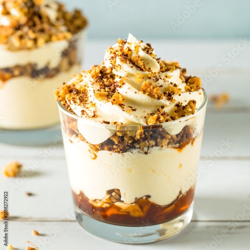 Wallpaper Mural Creamy dessert parfaits with crunchy topping Torontodigital.ca