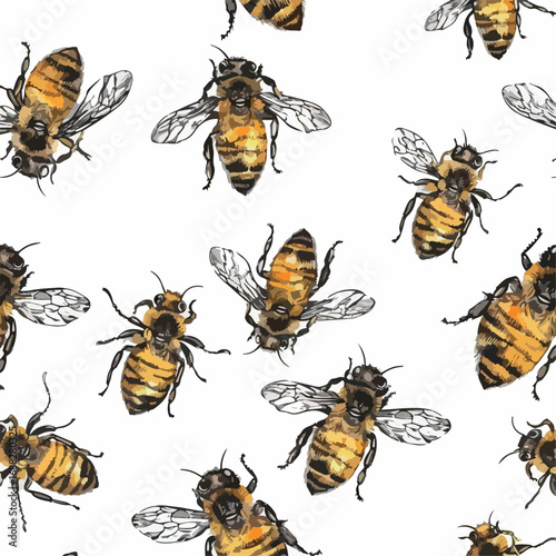 bee, insect, cartoon, honey, vector, animal, illustration, fly, wasp, yellow, nature, cute, isolated, bug, flying, bumblebee, flower, funny, sting, wing, wings, bees, mascot, black, art