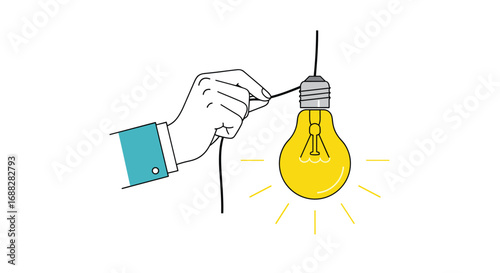 Unleashing innovative ideas the spark of genius a bright idea ignites the mind
