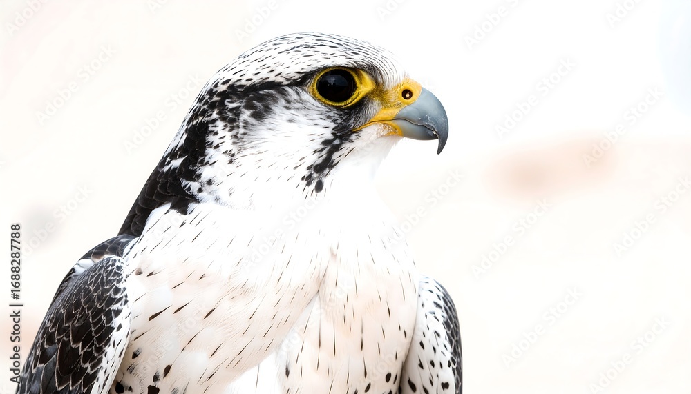 Fototapeta premium Close-up falcon profile