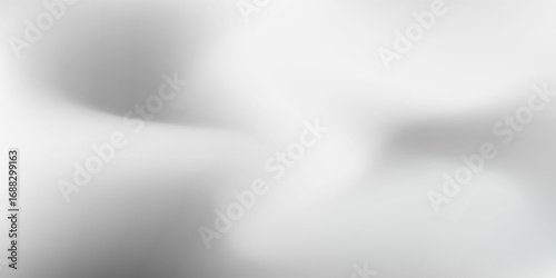 Silver background with metal mirror texture. Chrome gradient surface with simple abstract light ball. vector ilustration