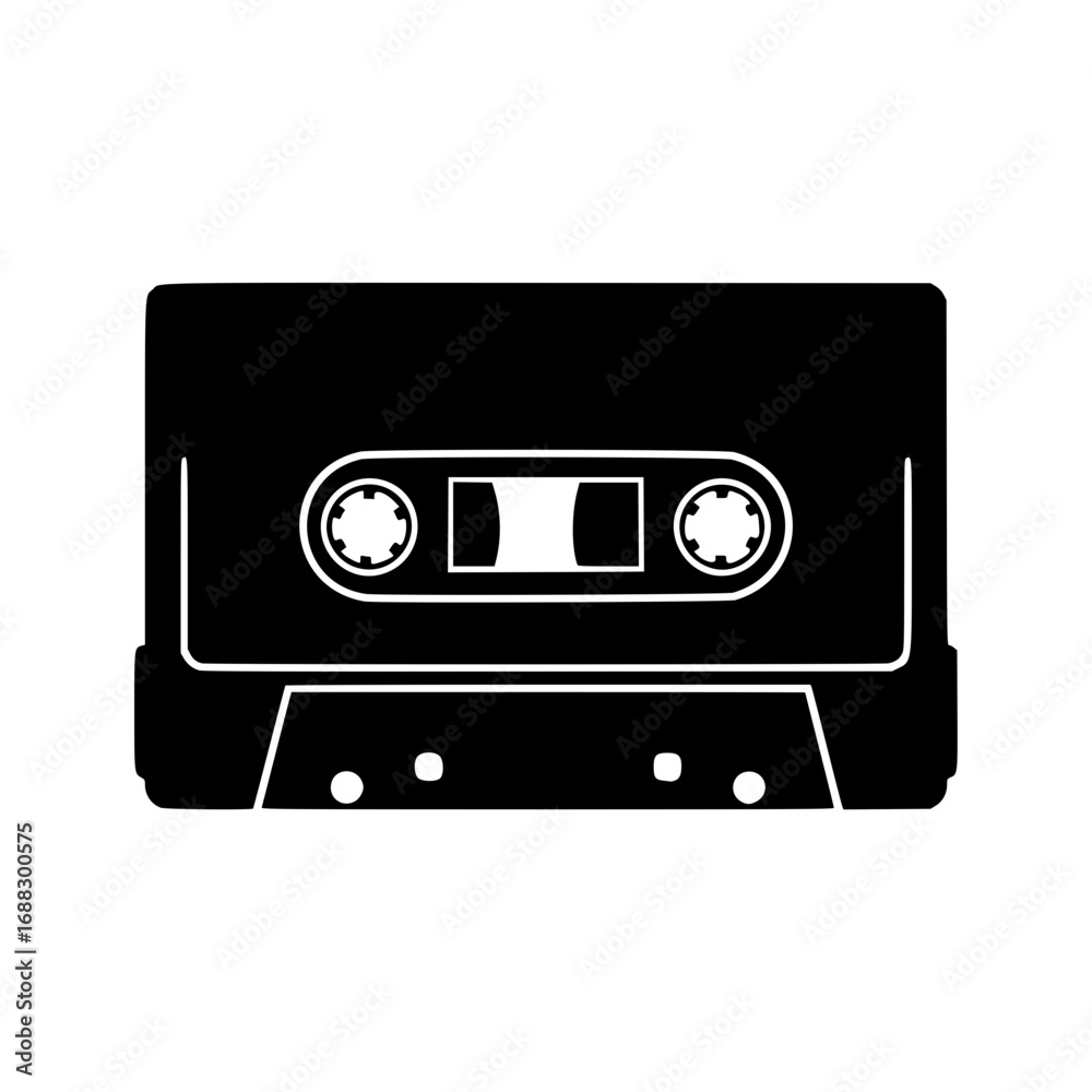 Fototapeta premium Stylized black bonsai tree vector graphic, an elegant and traditional Japanese pine tree logo design isolated on a white background