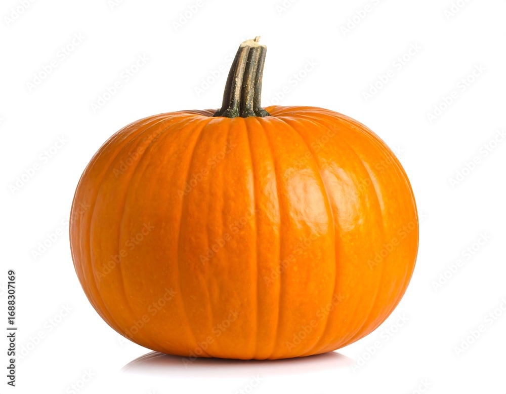 Obraz premium Single orange pumpkin
