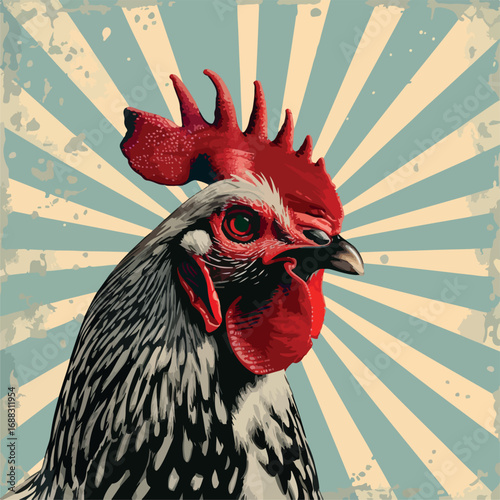 rooster, chicken, bird, animal, farm, poultry, cockerel, red, beak, hen, head, fowl, feather, isolated, comb, nature, feathers, portrait, white, agriculture, crest, livestock, profile, domestic, beaut