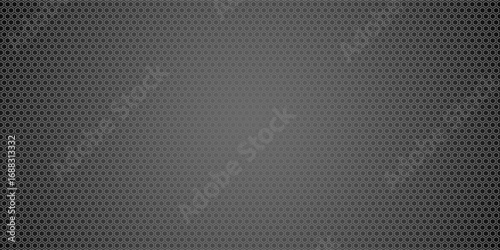 Abstract black and red polygons overlaid on dark steel mesh background with free space for design. modern technology innovation concept background